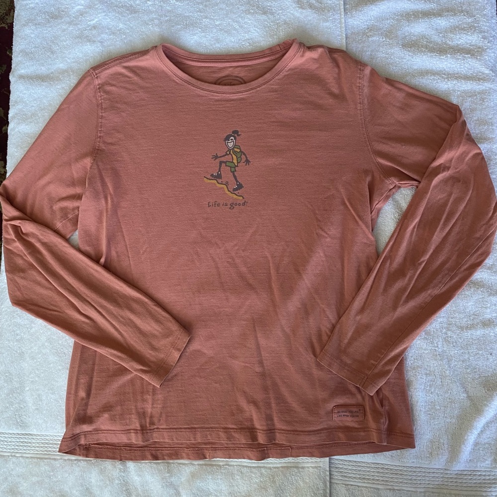 Life is good long sleeve shirt